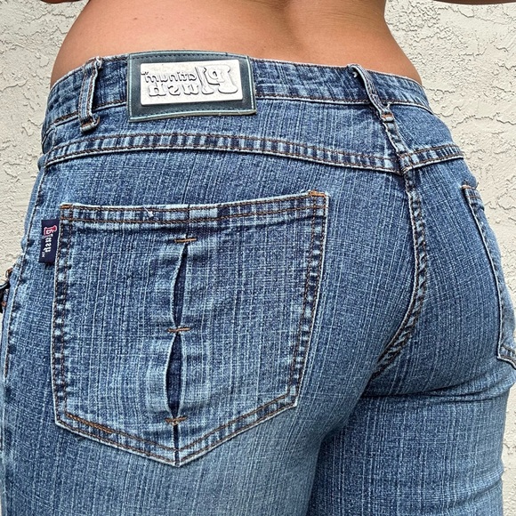 Y2k Platinum Push Capris with Button Details - Picture 6 of 10